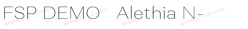 FSP DEMO   Alethia N字体转换